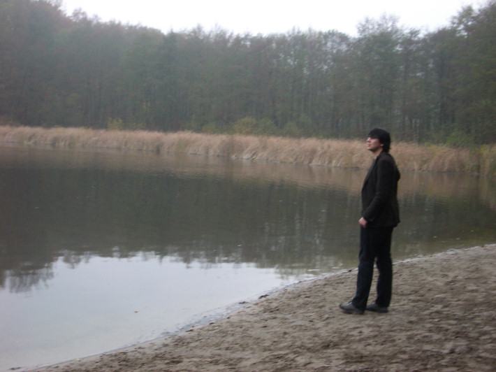 me by a lake, GrÃ�nwald, Berlin