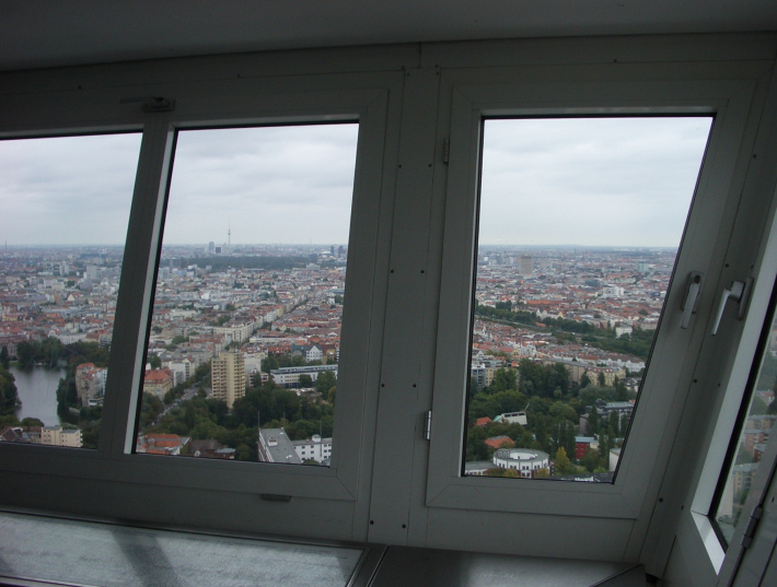 funkturm charlottenburg berlin view of tiergarten fernsehturm