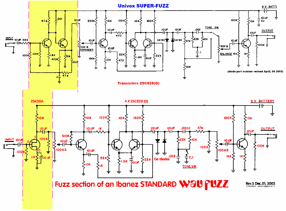 just throwing Univox SuperFuzz in the thread for circuit R&D purposes.....